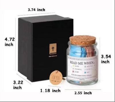 SpiritPearl™ Faith Jar — Your Daily Dose of Peace, Hope, and Strength in Every Verse