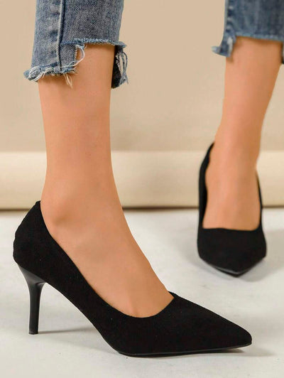 Camila – Two-Tone Buckle Slingbacks