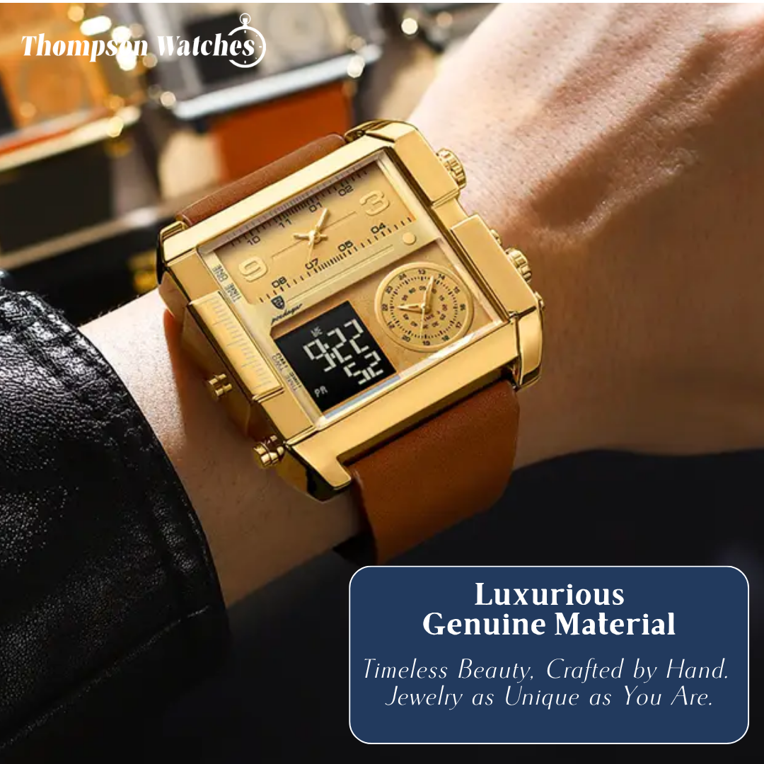 Alex | Men's Double Calendar Quartz Wristwatch