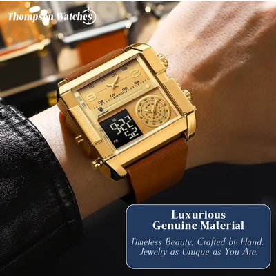 Alex | Men's Double Calendar Quartz Wristwatch