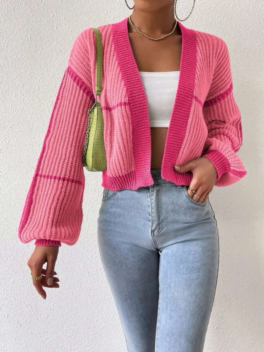 Sofie Cropped Knit Cardigan