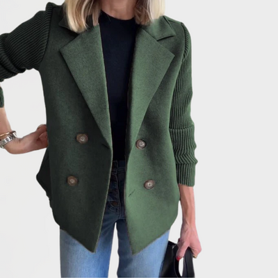 Lena - Elegant Knitted Sleeveless Blazer