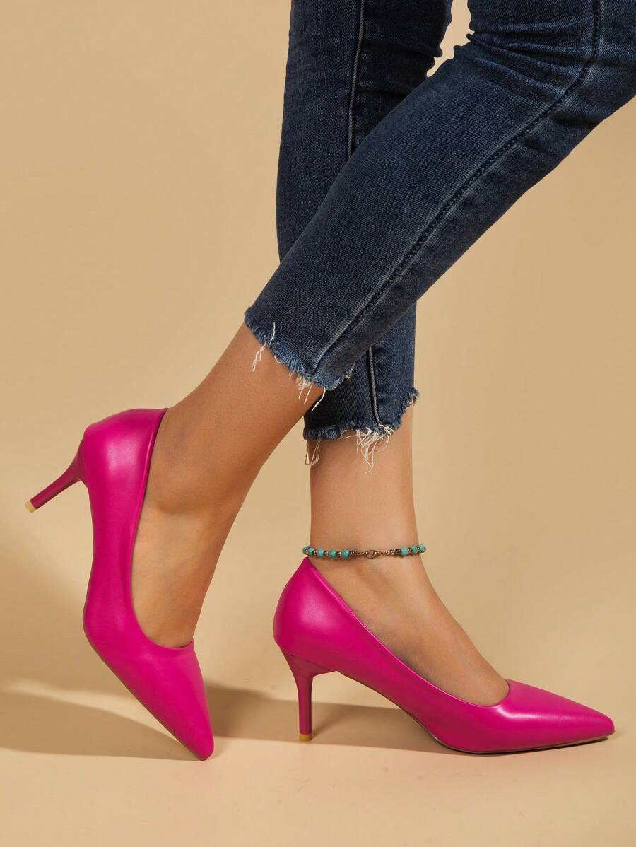 Camila – Two-Tone Buckle Slingbacks