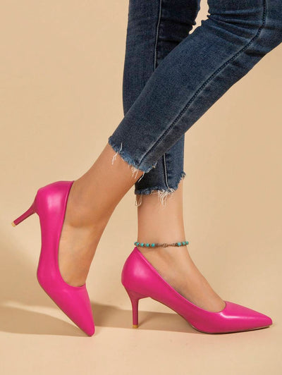 Camila – Two-Tone Buckle Slingbacks