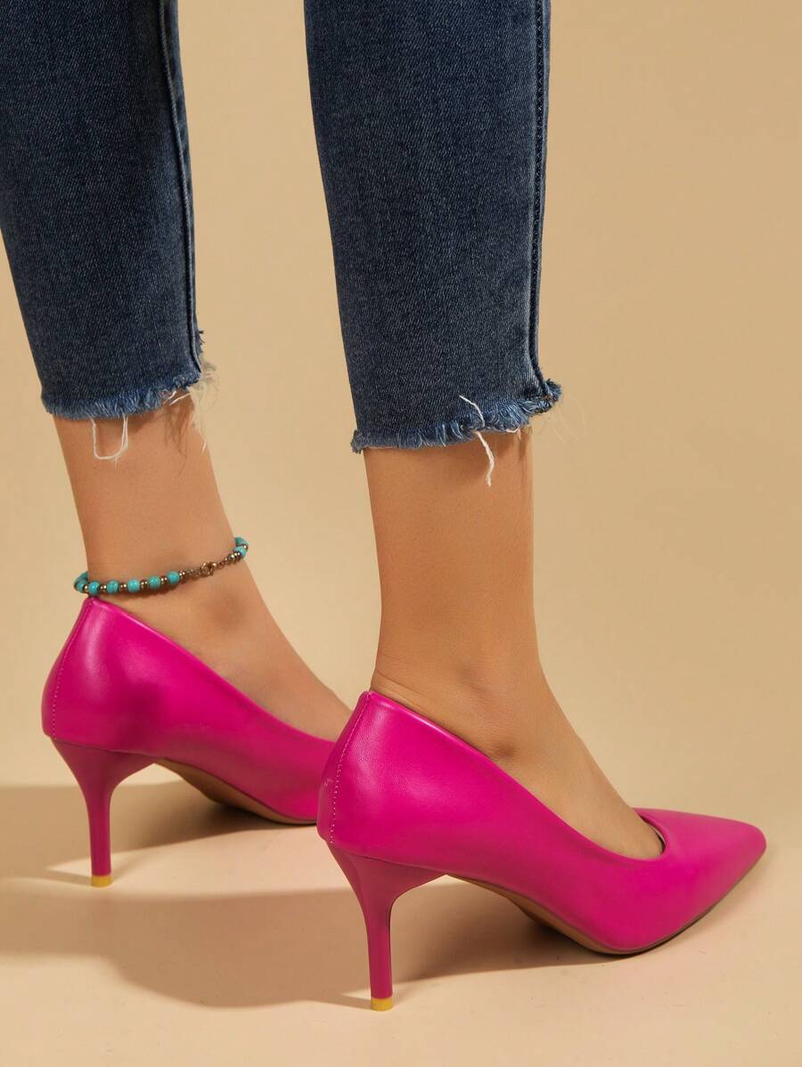 Camila – Two-Tone Buckle Slingbacks