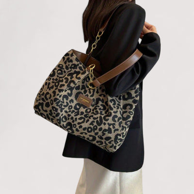 Anouk™ | Leopard Canvas Tote Bag
