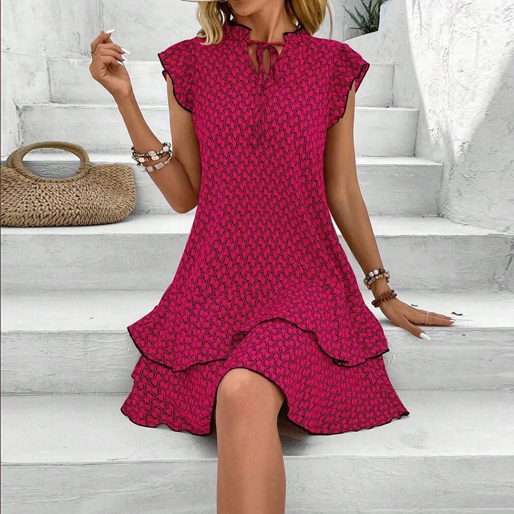 Anette™ | Elegant Ruffle Mini Dress