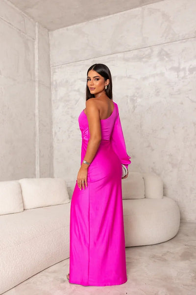 PAIGE | ONE-SHOULDER EVENING GOWN