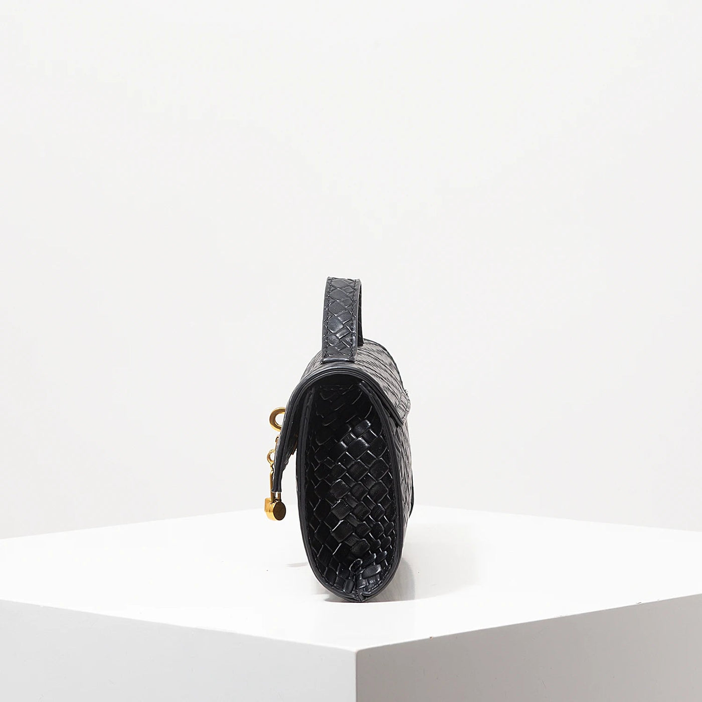 Venezia Woven Baguette Clutch