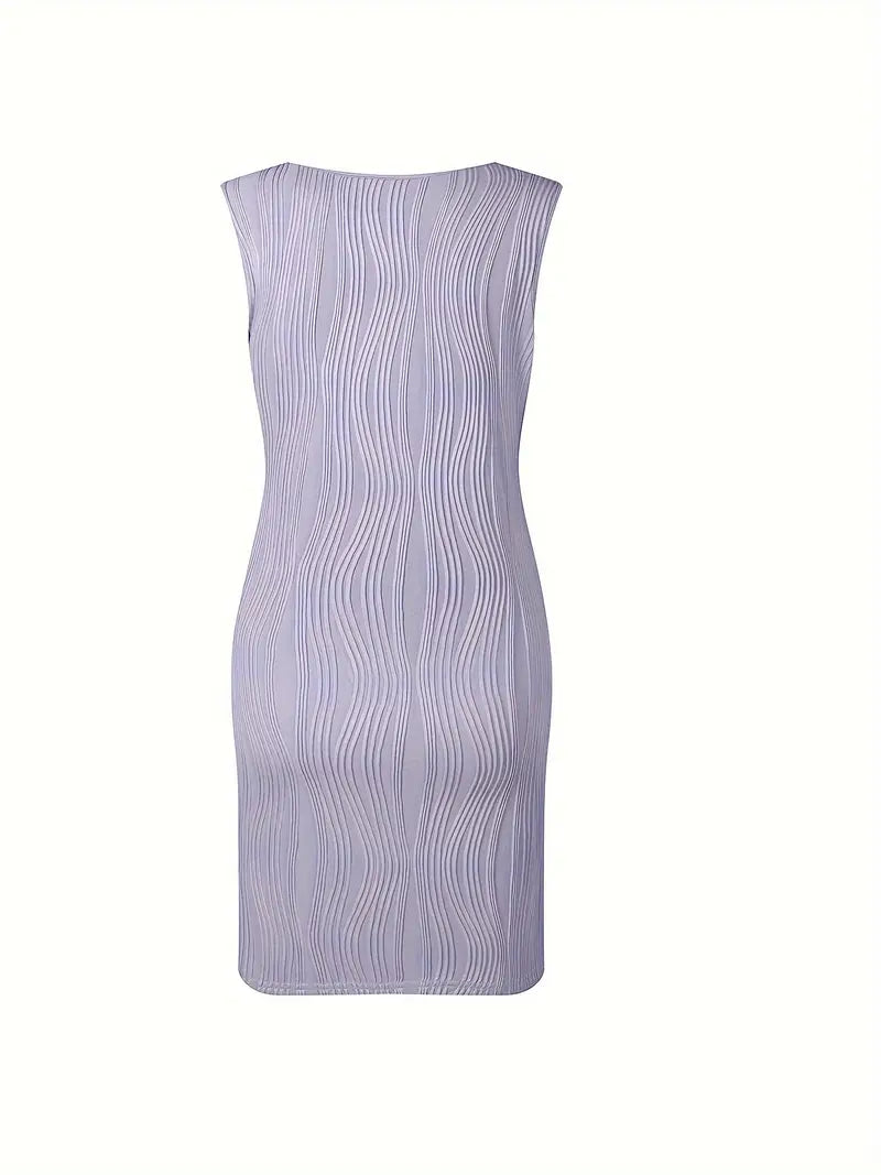 Alena | Striped Midi Dress