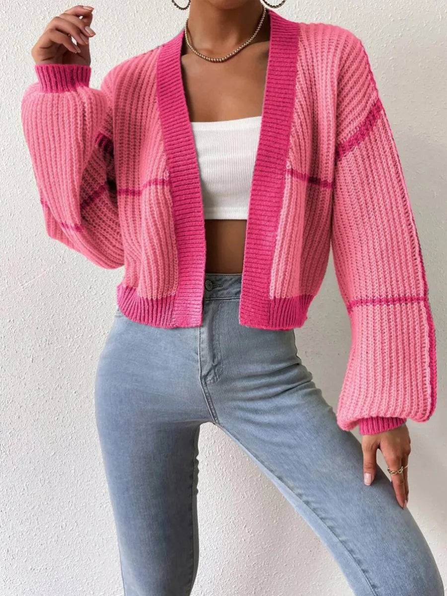 Sofie Cropped Knit Cardigan
