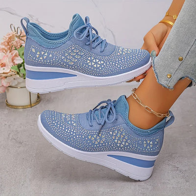 Hannah | Orthopedic Sneakers with Sparkling Rhinestones