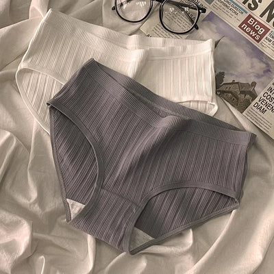 Serene Ribbed Cotton Panty Set