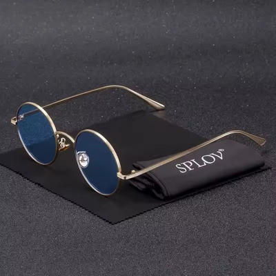 Alessio Vantini Retro Punk Round Sunglasses