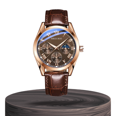 Stephen | Elegant Moon Phase Chronograph