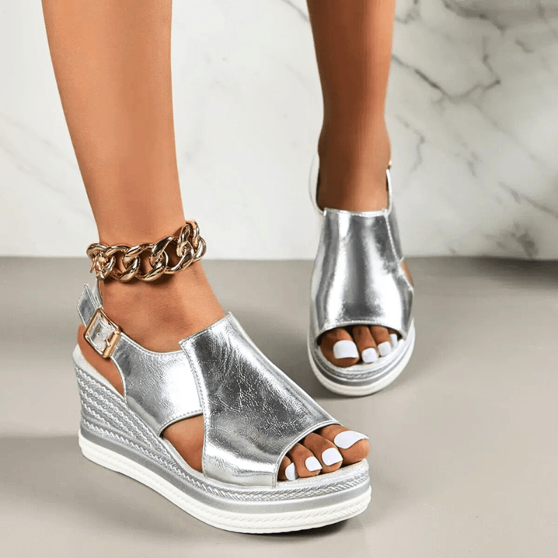 Helen | Elegant Wedge Sandals