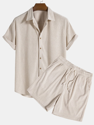 Avencea - Corduroy Short Set for Men