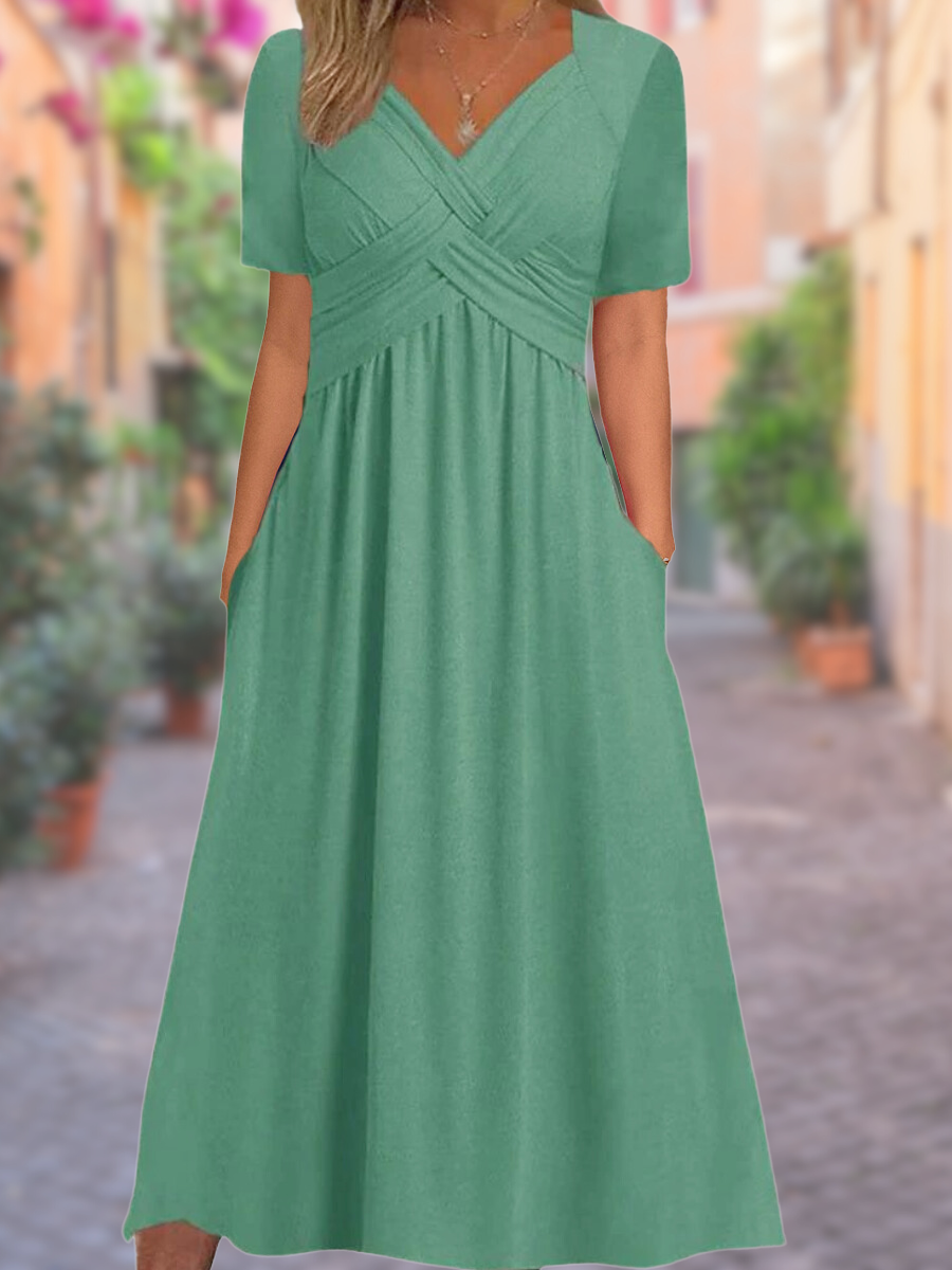 Amelia | Comfortable V-Neck Dress