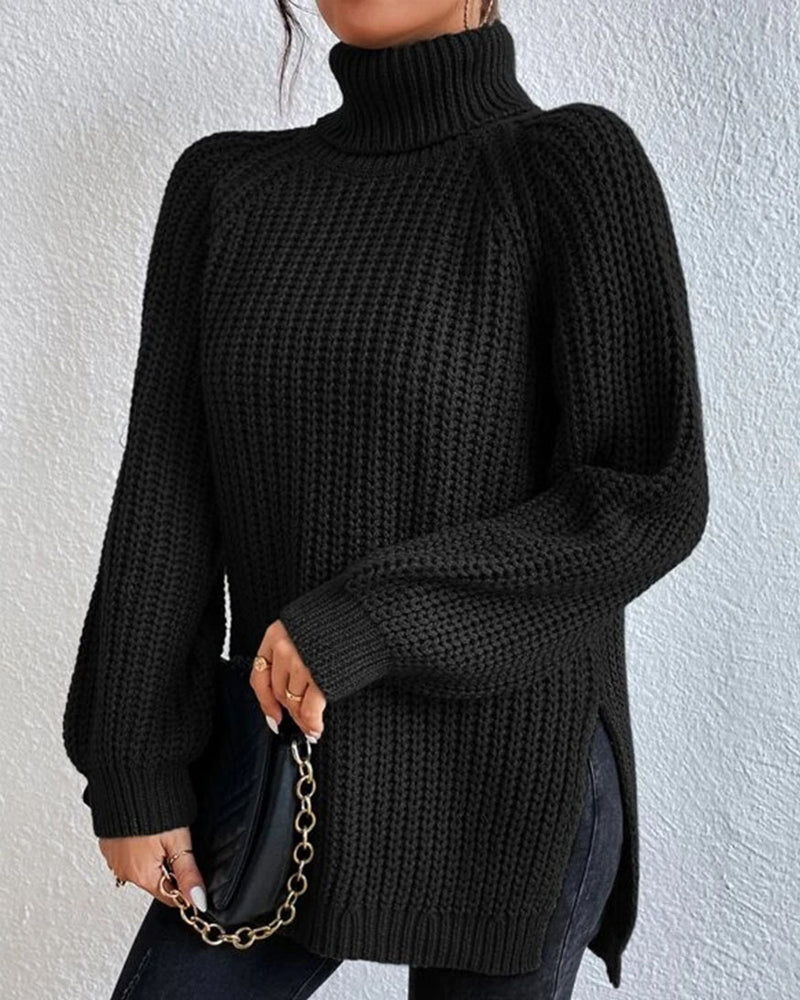 Olivia | Women’s Cozy Winter Ribbed Knit Sweater