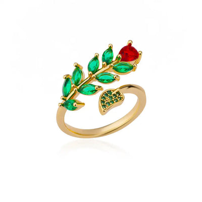Rose d’Or Zircon Ring