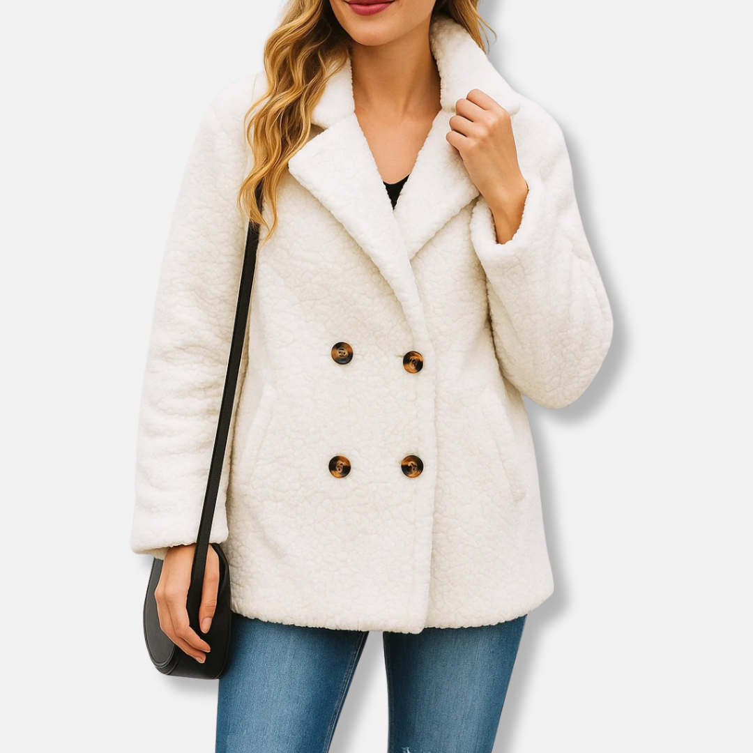 Cortina Soffice – Double-Breasted Sherpa Jacket