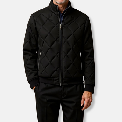 Vento Urbano – Quilted Bomber Jacket