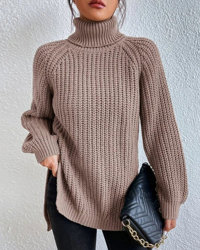 Olivia | Women’s Cozy Winter Ribbed Knit Sweater