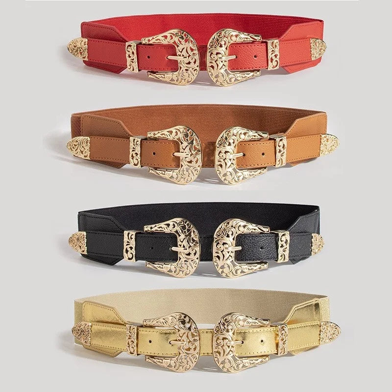 Cambria Double Buckle Waist Belt