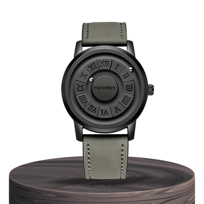 Max | Men's Stylish Black Dial Casual Wristwatch