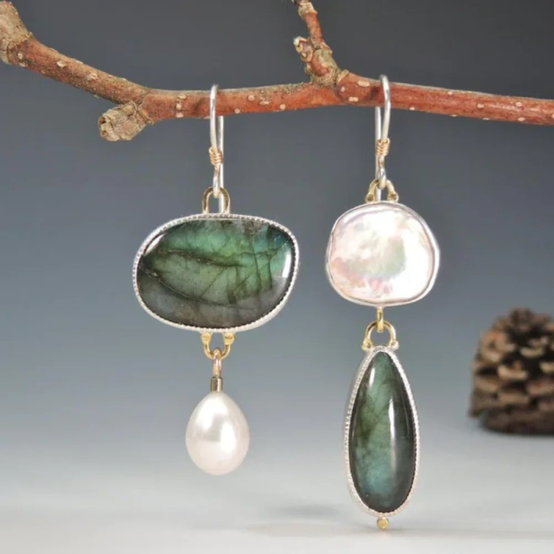 Lumen - Stone earrings