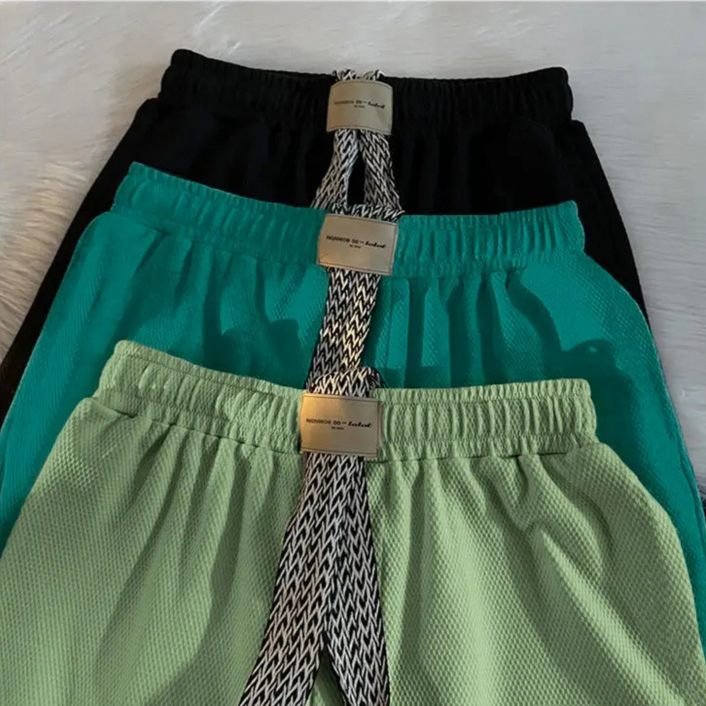 Maison Waffle Knit Short