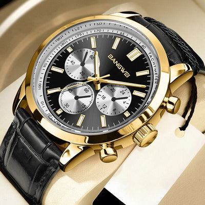 Casual Sport Military Business Leather Quartz Watch™