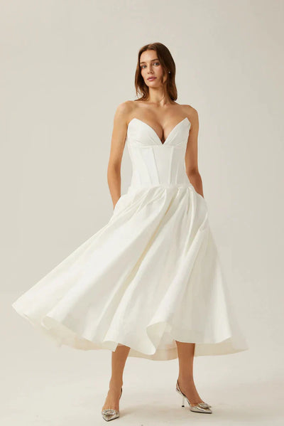 Lorelei | Corset Midi Dress