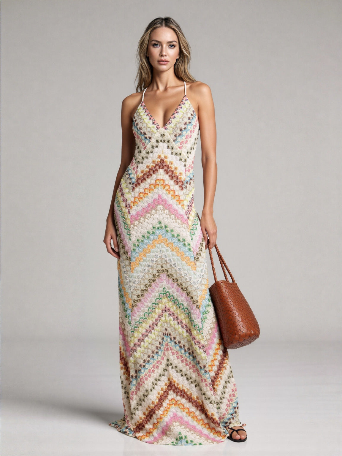 Sierra | Woven Sunset Maxi Dress