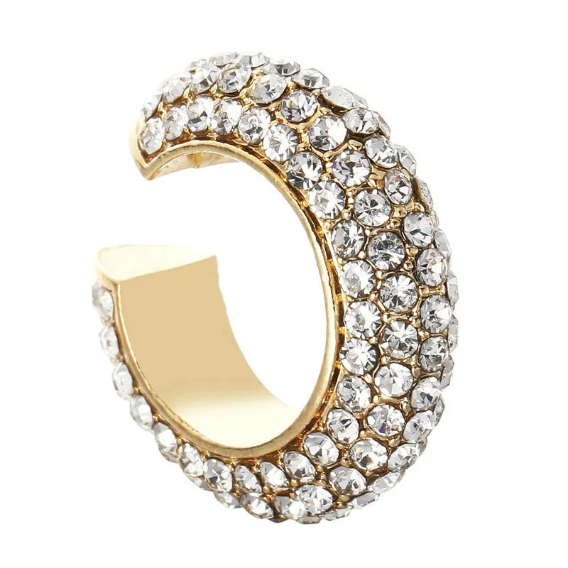 Halo Pavé Crystal Ear Cuff