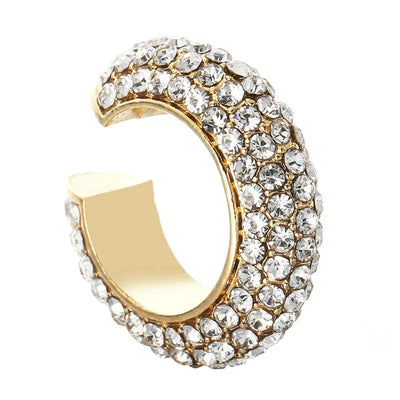 Halo Pavé Crystal Ear Cuff