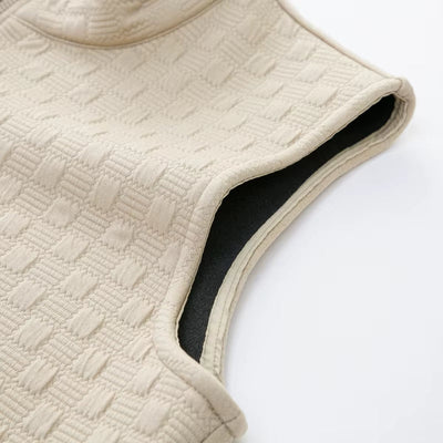 Vitro Checkered Knit Vest