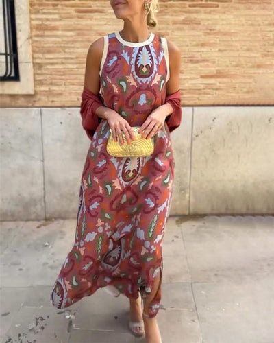 Valencia - Conjunto Elegante com Vestido e Cardigã Fluido