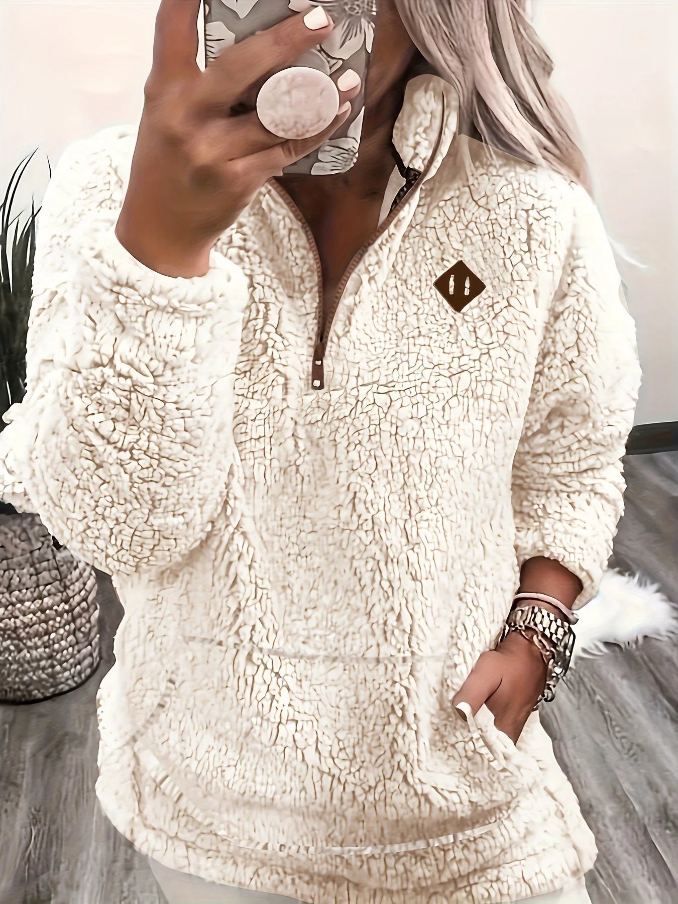 THE MARIBEL | ZIP-FRONT SWEATSHIRT