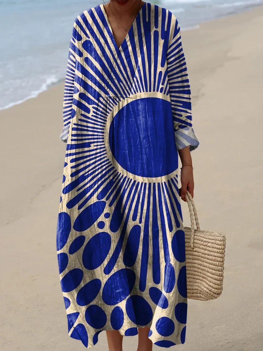 Susan | Desert Geometric Dress