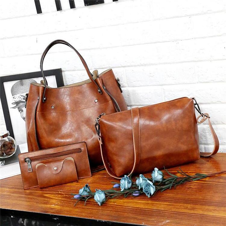 Marcia™ | 4-Piece Vintage Bag Set