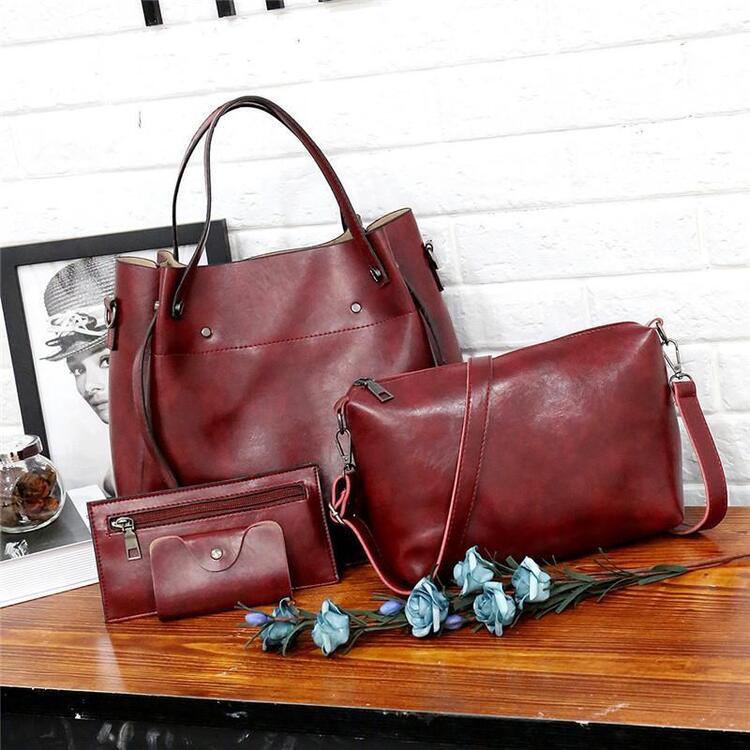 Marcia™ | 4-Piece Vintage Bag Set