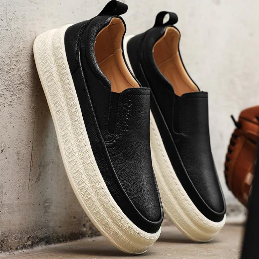 Agnolo Doni Genuine Leather Sneakers