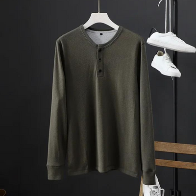Vinthentic Signature Waffle Long Sleeve Shirt