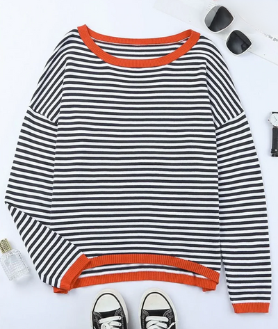 Avencea | Striped Women's T-Shirt