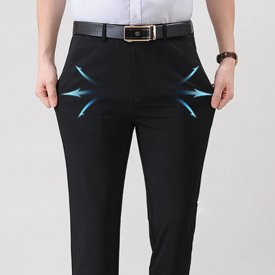 Avencea Men's Stretch Plush-Lined Trousers for Comfort and Style