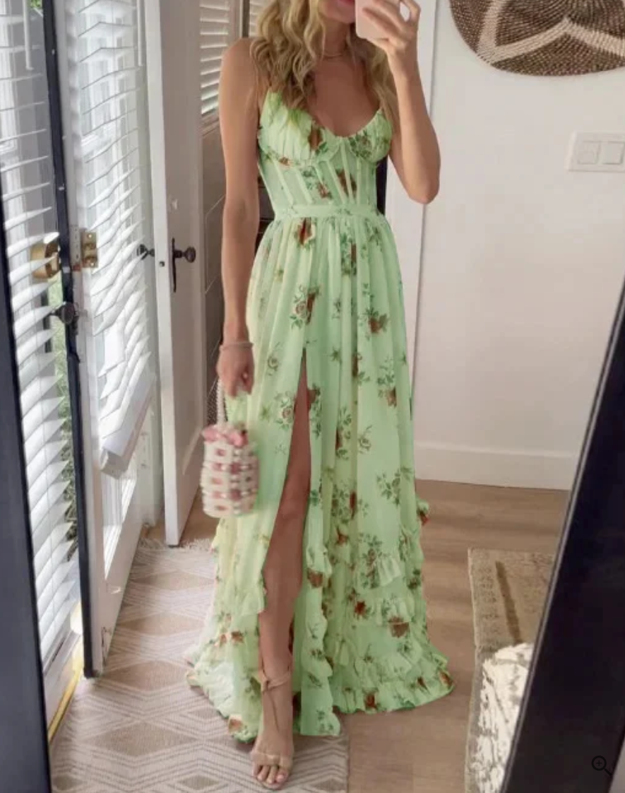 Avencea | Elegant dress with beautiful floral print