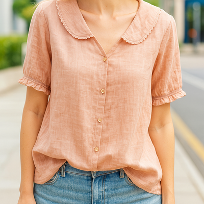 Brisella - Linen Blouse