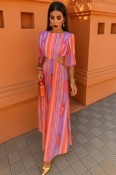 Aaliyah | Midi dress with slits