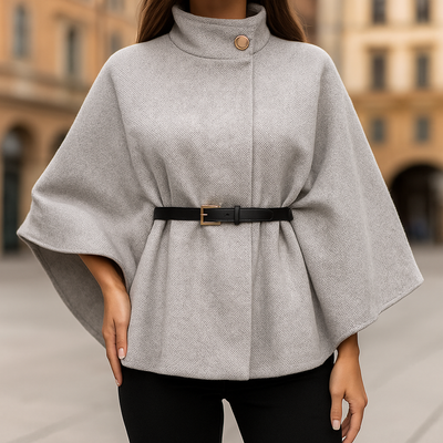 Sofia - Cotton Buckle Cape